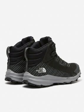 The North Face Men's Black and Gray VECTIV FastPack Mid FUTURELIGHT Hiking Boots